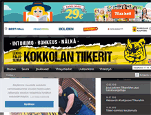 Tablet Screenshot of liigatiikerit.fi